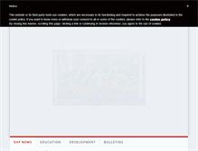 Tablet Screenshot of eurohockey.org